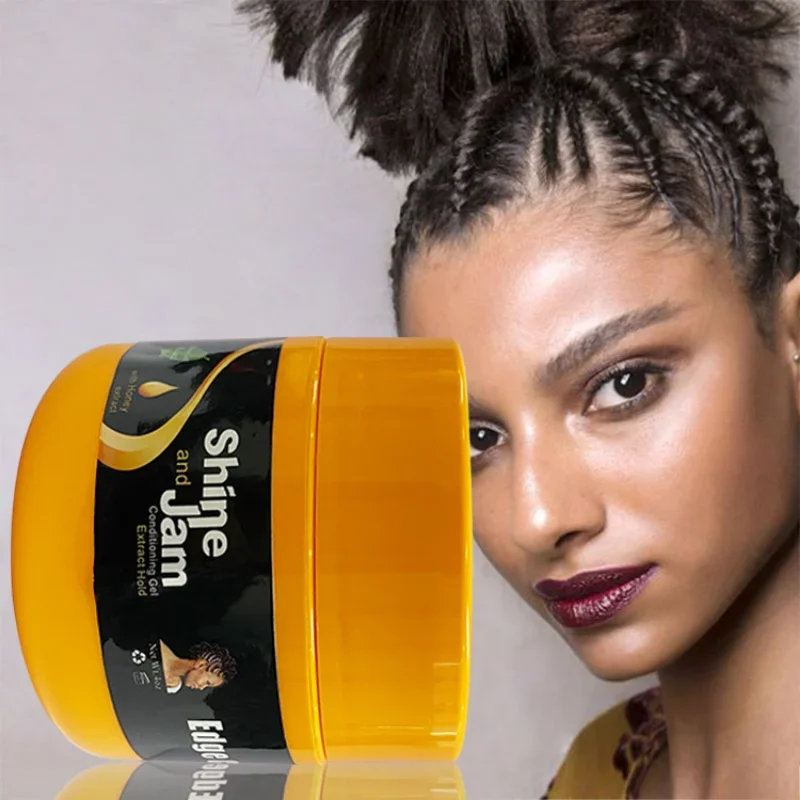 200g Hair Control Pomade Styling Braiding Cream for Lock and Twist Cornrow Tames Frizz Edges Wax Braid Gel Hair Styling Products 3