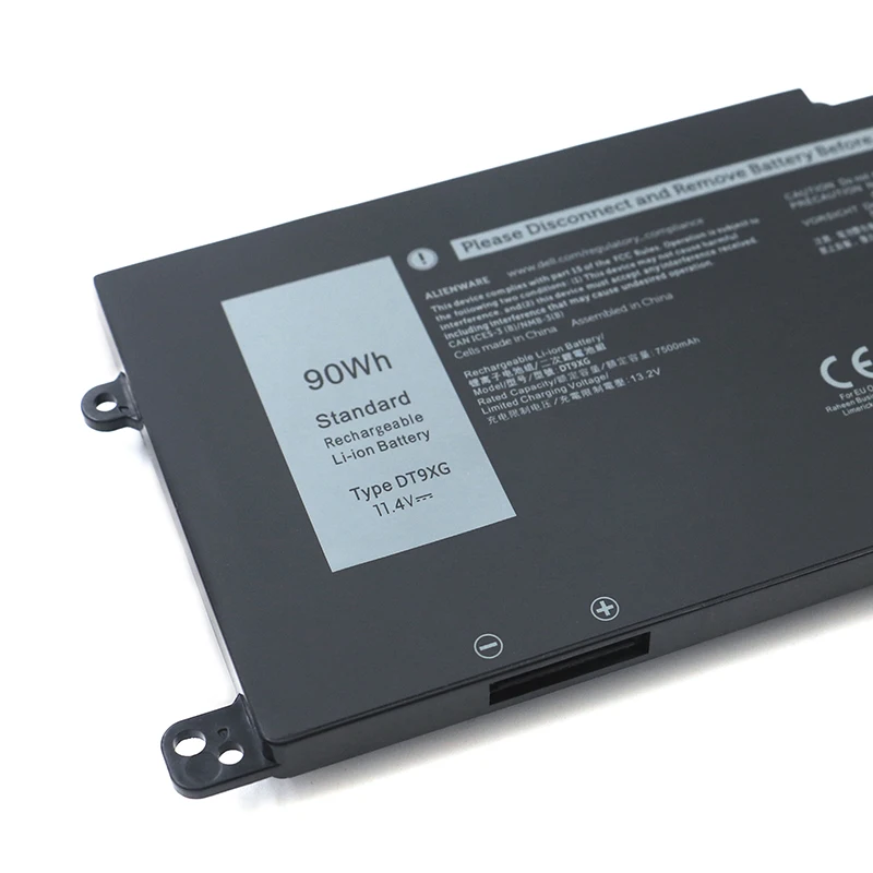 Bateria do Portátil para Dell Alienware Dt9xg Area51m r1 r2 Alwa51m1766pb Alwa51m-d1748dw D1746b D1766b D1741db D1969pw P38e001 90wh - Imagem 2