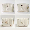 Portable Stroller Nappy Bag Quilted Baby Diaper Caddy Organizer Embroidered Mommy Bags Babies Accessories Changing Bag Storage 6