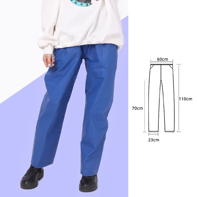 Új Vízálló Esőnadrág Hordozható, Nem Diszkriminálható Pu Snow Trousres Sport Raincoats Kültéri Kisgyermek Playsuit - Image 6