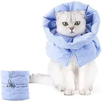 Cat Cone,Adjustable Cat Cone Collar Soft,Cat Recovery Collar, Stop Licking for Small Large Cats- Easy for Cats to Eat and Drink 1