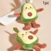 1 cartoon avocado shaped pet plush toy for dogs to interact and play in daily life