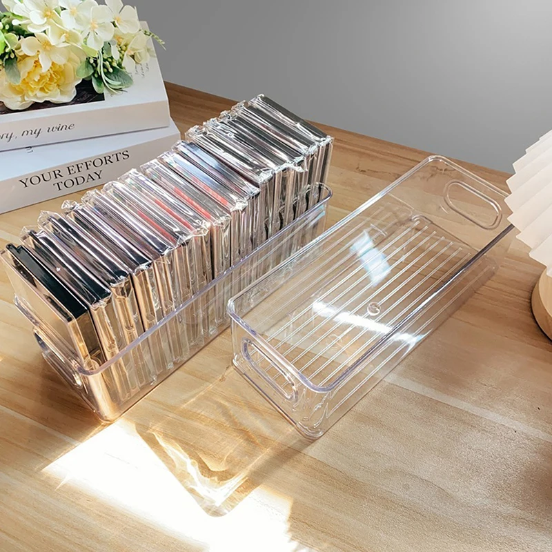 Transparent Eyelash Storage Box Makeup Organizer False Eyelashes Glue Pallet Holders Grafting Eyelashes Extension 3