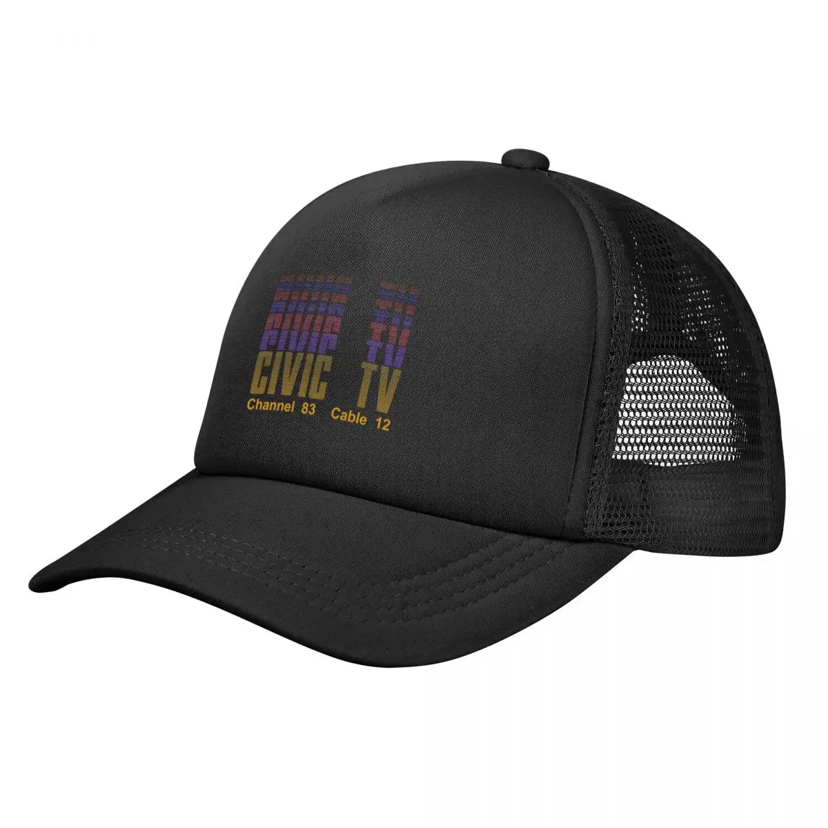 

Civic TV - Videodrome Baseball Cap Vintage Fashion Beach Horse Hat Luxury Hat Women Caps Men's