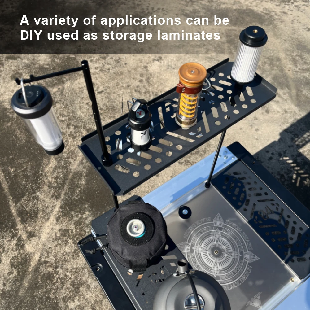 Aluminum Alloy Portable BBQ Picnic Table Plate Multifunctional Extension Board