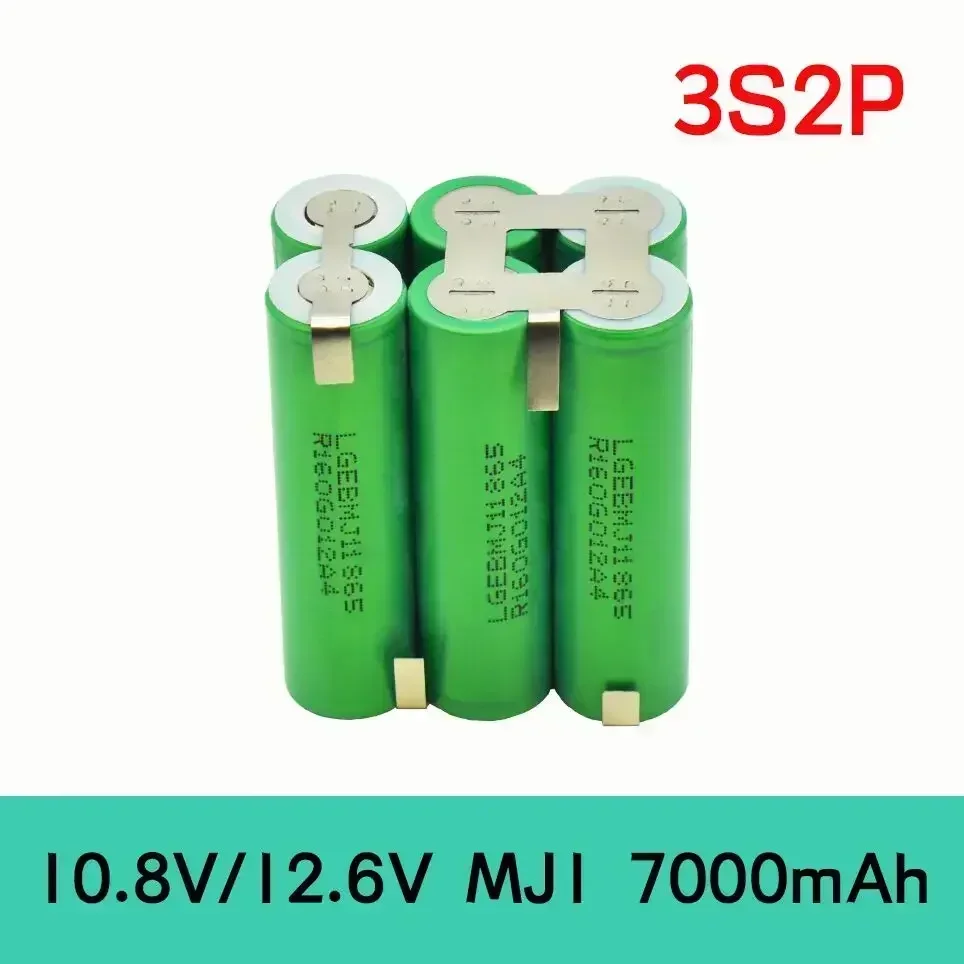 

18650Battery 2s1p 1s3p 3s2p 4s2p 5s2p 8.4v 3.7V 10.8V 16.8v 18V MJ1 Battery Pack 18650 3500MAhBattery for18V ScrewdriverBattery