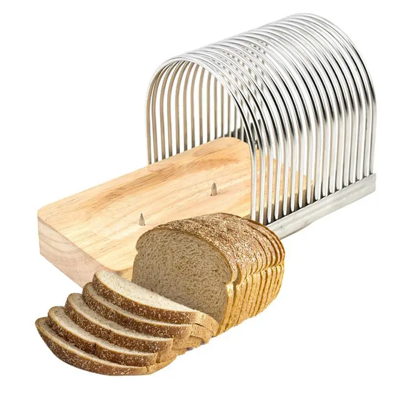 BreadToastSlicerCuttingGuideForHomemadeBreadManualLoafToast