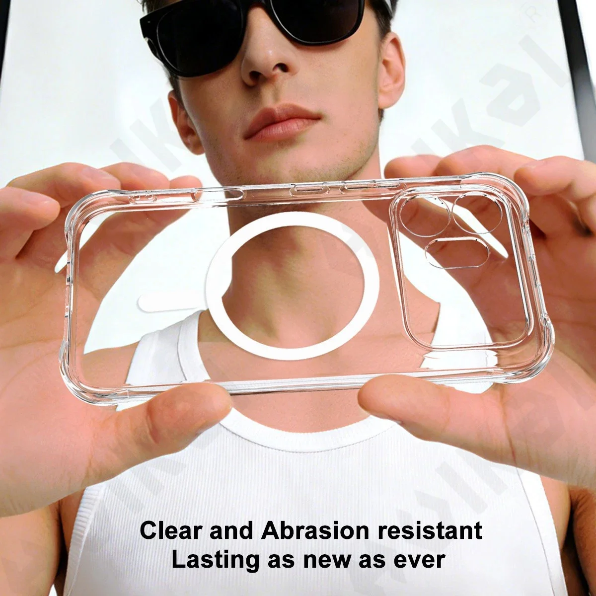Crystal Clear Magnetic Case with MagSafe - Transparent Protective Cover