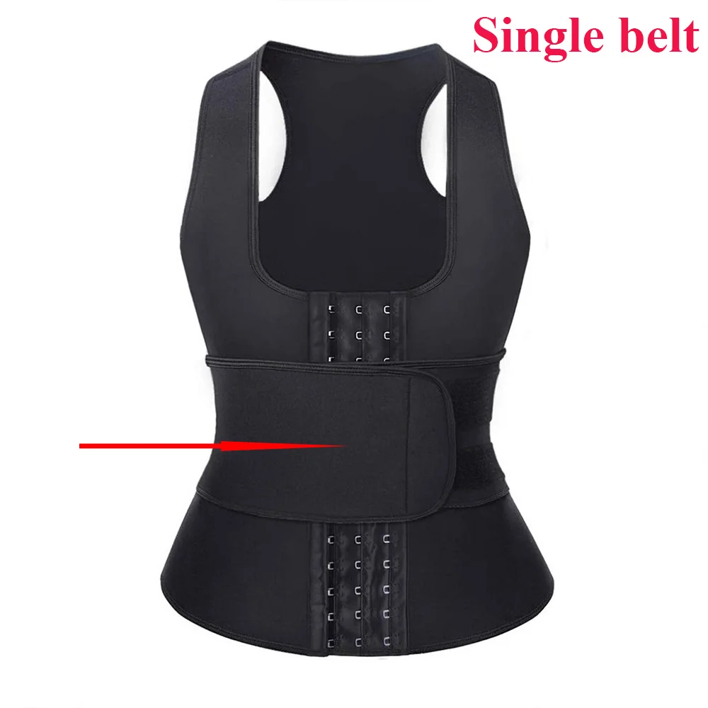 Women Neoprene Waist Trainer Sauna Top for Weight Loss Sweat Waist Trimmer Sliming Belt