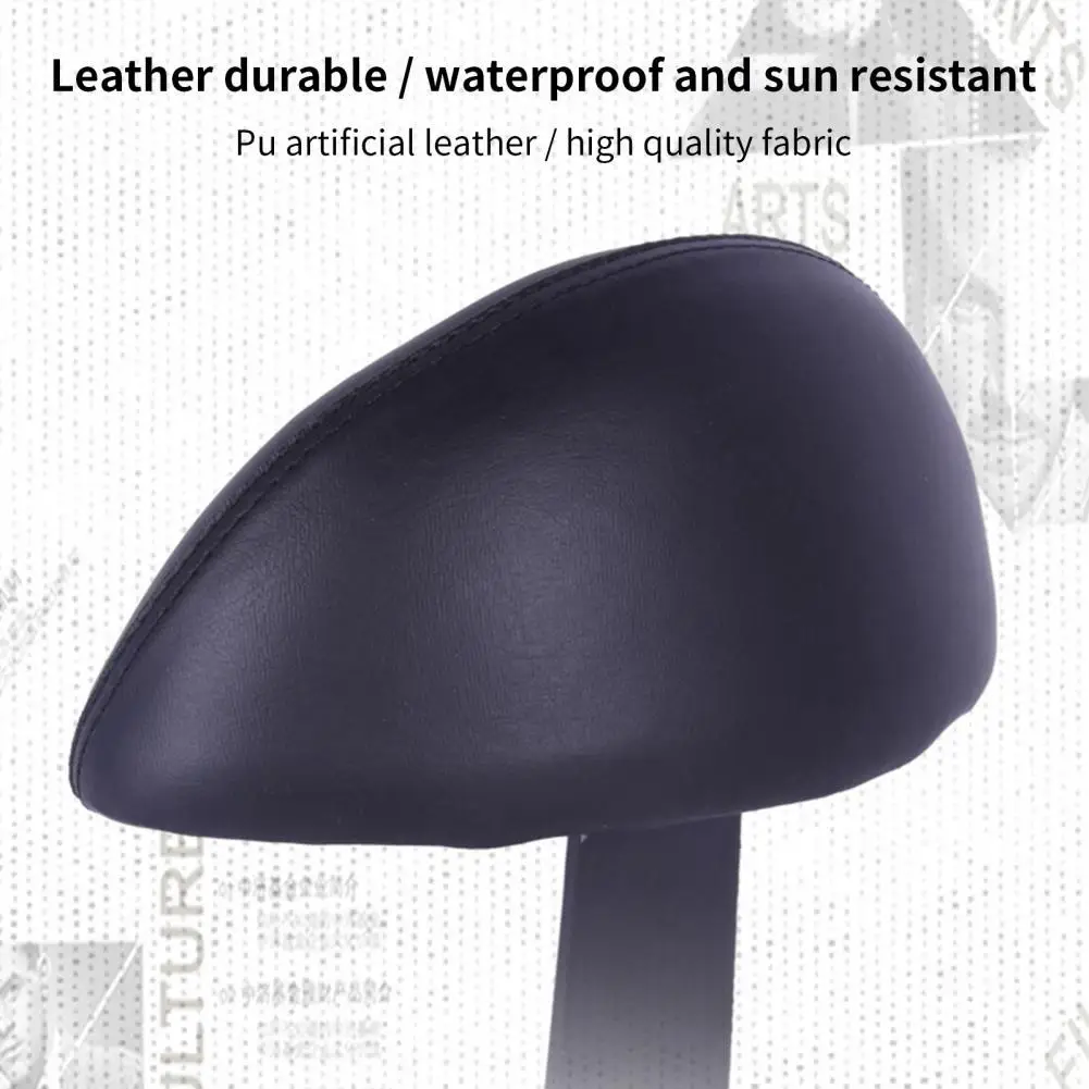 1 Set High-Quality Rear Seat Backrest  Sturdy Steel Back Seat Backrest  Five Holes Design Bike Backrest