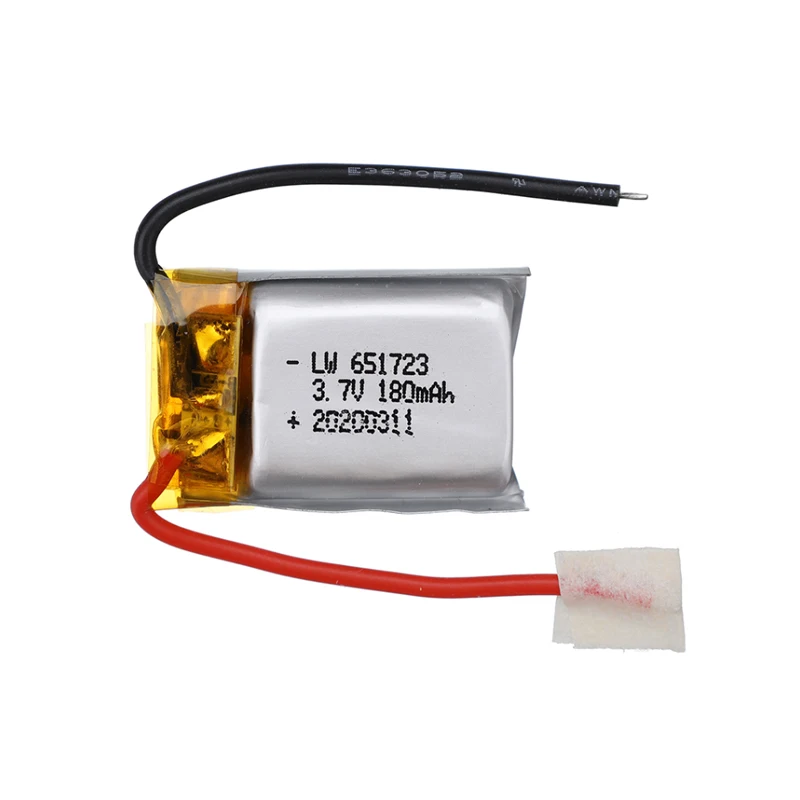 Batterie de rechange 3.7V 150mAh pour hélicoptère RC Syma S107, adaptée aux pièces drone