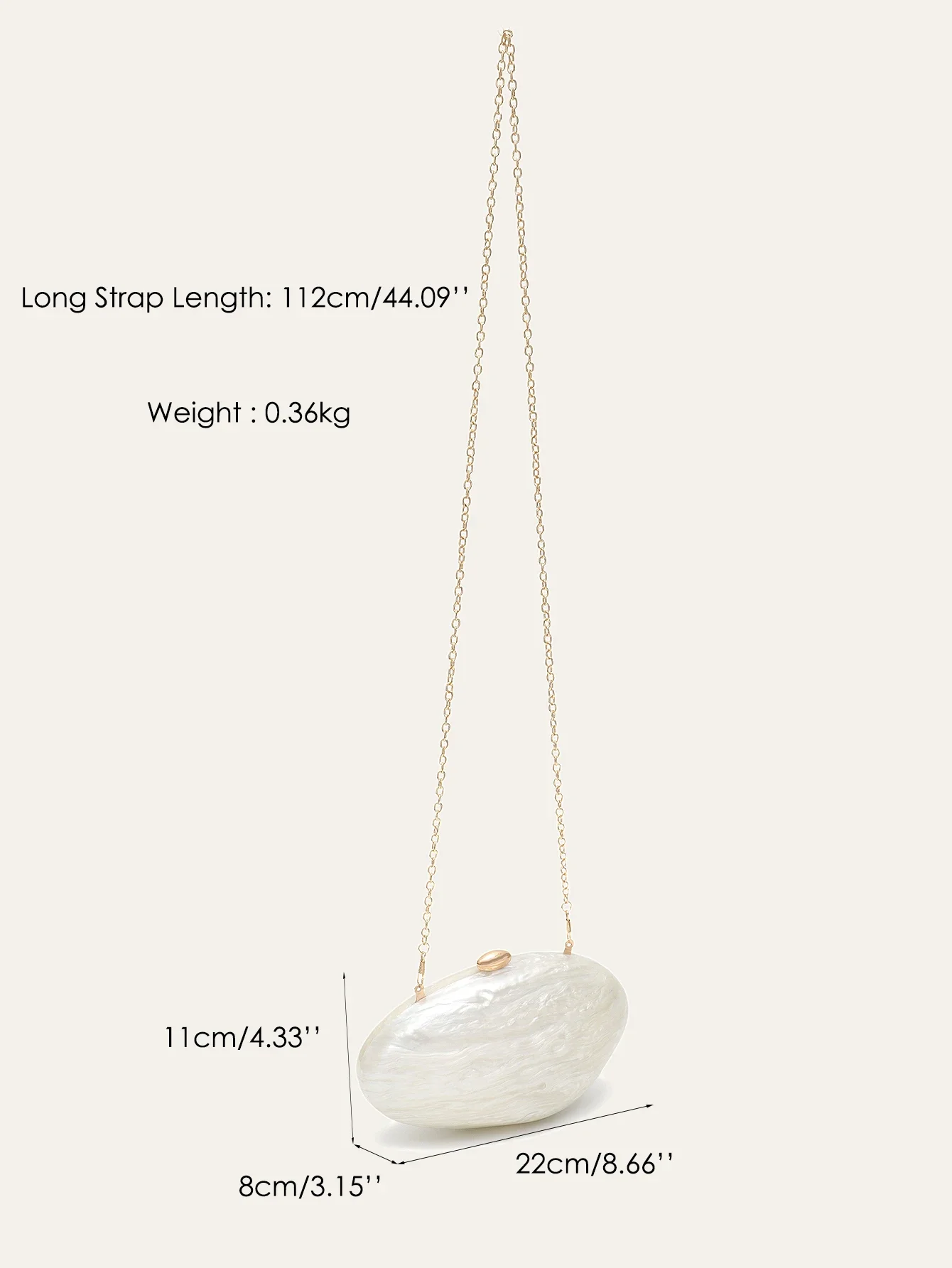 أزياء المرأة براقة أنيقة الجدة شل على شكل مخلب بلو...