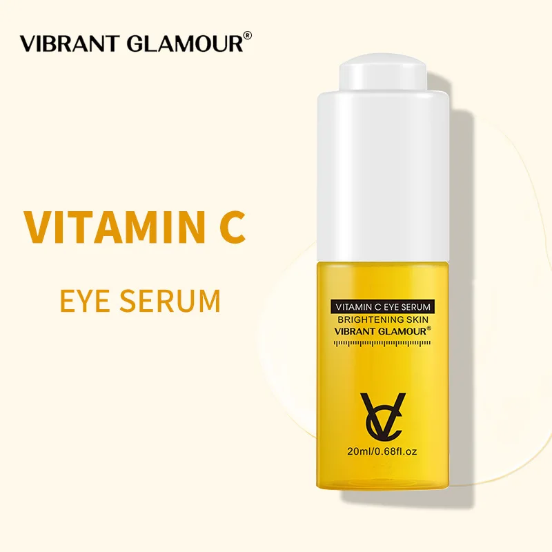 

Vitamin C Eye Serum 20ml Removes Dark Circles and Lightens Fine Lines Anti-puffiness Deep Moisturizing Whitening and Brightening