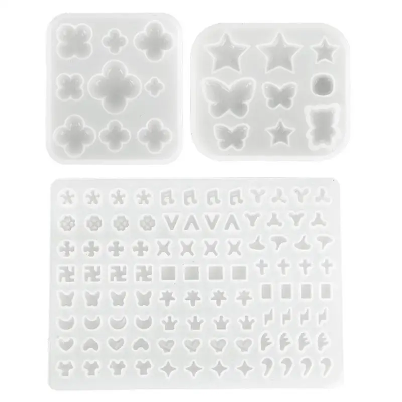 A52E Elegante, robuste Silikon-Ohrringform, Dekoration für die Schmuckherstellung, Zubehör für Bastelbedarf, Wohnaccessoires – Detail 1