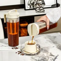 Refrigerator Cold Kettle Coffee Cold Brew Pot Fruit Tea Sealed High Temperature Resistant Cold Brew Ice Drip Cup Cold Kettle 3