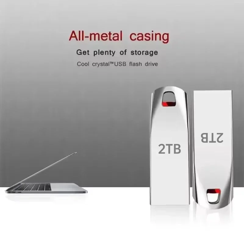 Flash Drive 2TB Usb 3.0 High Speed Metal 1TB 512GB 256GB Portable Waterproof