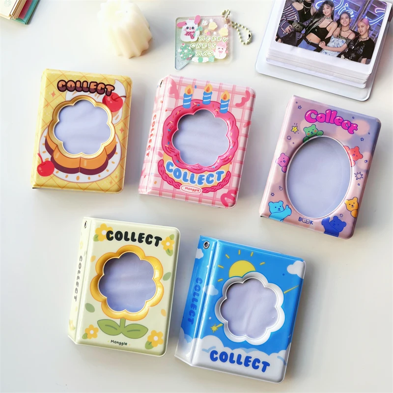 SKYSONIC New Arrival Kawaii 3 Inch Kpop Colllect Book 20pcs 40pcs Storage Postcard Bag Double Sided Mini Idol Card Organizer