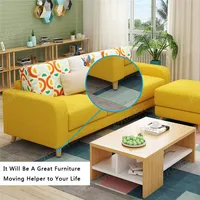 20PCS Furniture Slider Pads Table Chair Leg Sliding Block Anti Scratch Easy Move Heavy Furniture Leg Mat Thickened Moving Pads 2