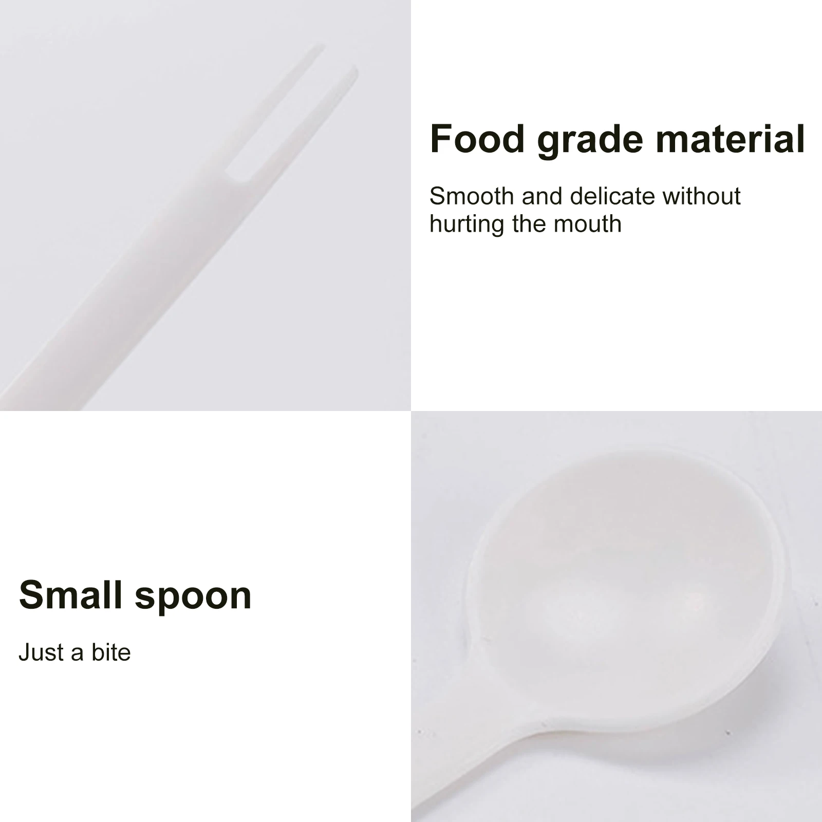 Household 2-In-1 Double-Headed Coffee Milk Stirring Spoon Long Handle Tasting Spoon Fork