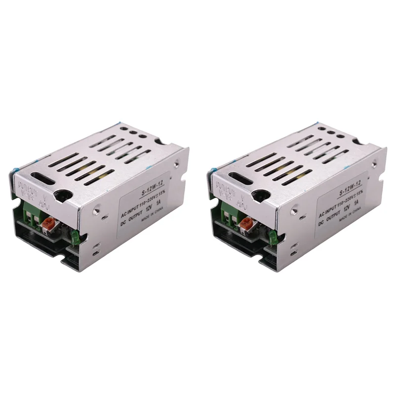 LED 스트립 조명용 BAAJ-2X 스위칭 전원 공급 장치 변환기 AC 110-220V 12V 1A 12W