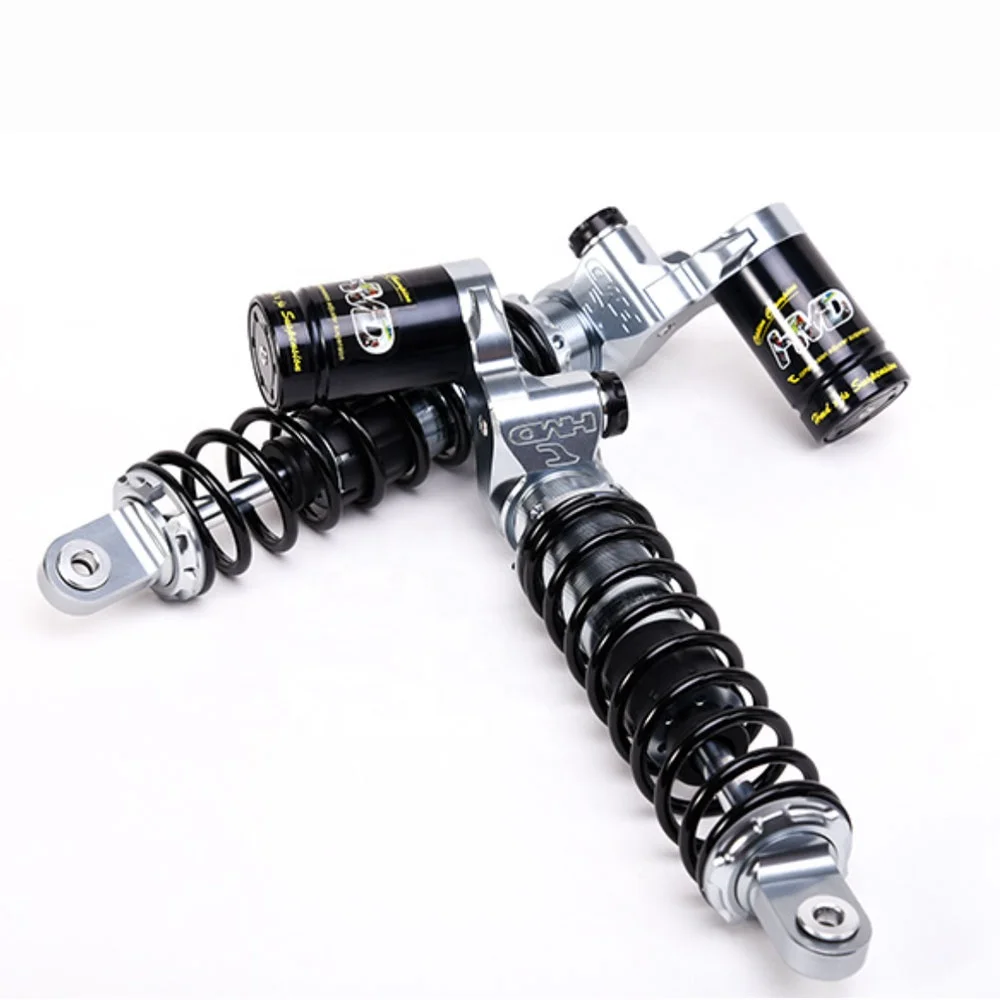 오토바이 후방 충격 흡수 장치 325/330MM Yamahas Honda Nmax Vmax 충격 흡수 장치 용 알루미늄 이중 조절 식 흡수 장치