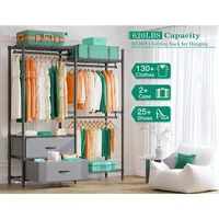 Bedroom Clothes Cabinet Portable Wardrobe for Clothes Closet for Room Assembly Multifunctional Furniture Home 2