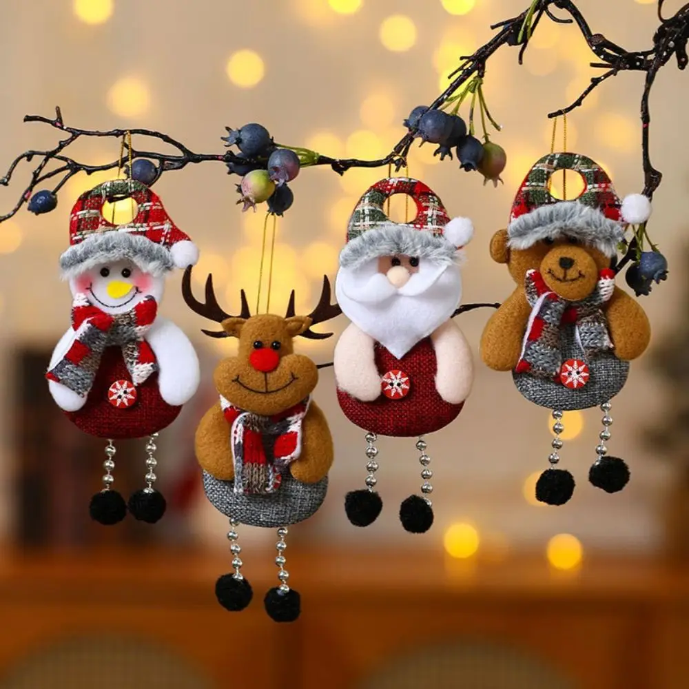 Árbol De Navidad Colgante Muñeca De Ángel De Felpa Con Alas Decorativas