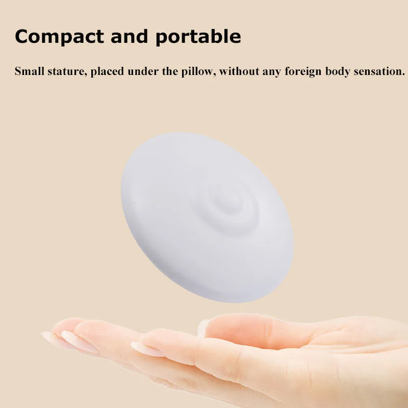 Mini Bone Conduction Bluetooth 5.3 Speaker Ultra-thin Sleep Aid Soundbar Wireless MP3 Music Player Timed Shutdown Long Endurance