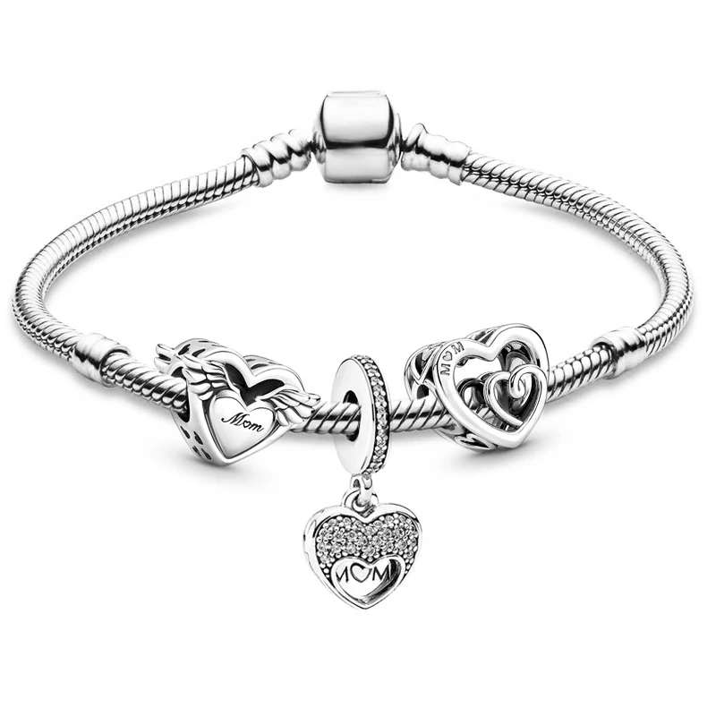 Buy 1406 Genuine Brand New S925 Sterling Silver Best Girlfriend Heart Charm  Ideal for a Special Occasion Fits All Charm Bracelets Online in India - Etsy