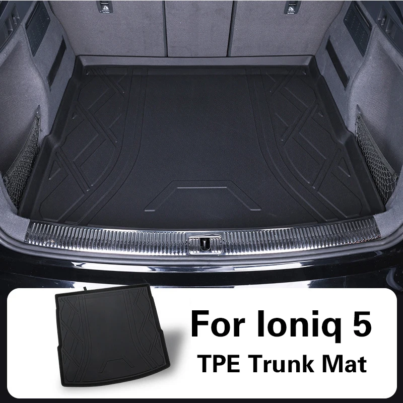 Car Trunk Mats TPE Material for Hyundai Ioniq 5 Accessories 2021~2024 Car  Easy Clean Rear Cargo Tray Trunk Rear Pads Accessories - AliExpress