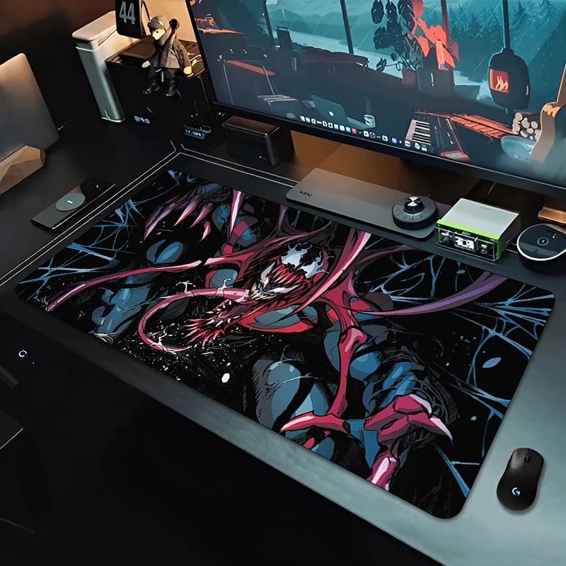 

Large Mousepad 900x400 Carnage Mouse Pad PC Office Non Slip Table Mat Anime Cool HD Computer Keyboard Pads Gaming Gamer Playmat
