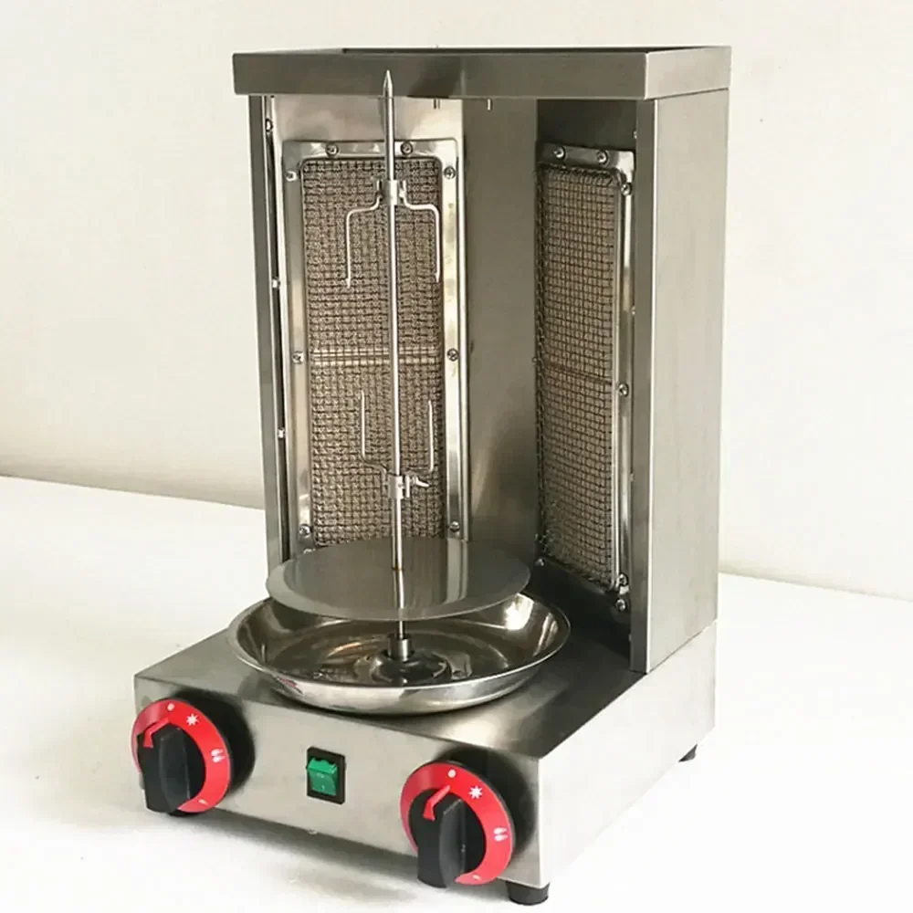Commercial Gas Barbecue Grill Skewers Automatic Meat Rotating Machine Chicken Barbecue Machine Turkish. 6