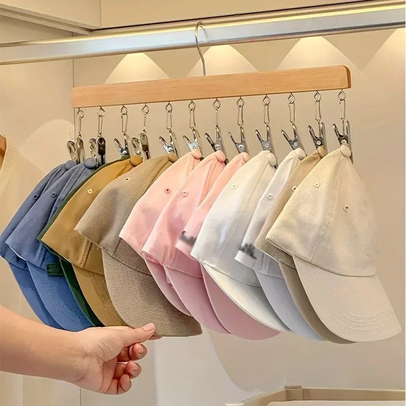Household Multi-clip Drying Rack Anti-tangle Sock Clip Student Dormitory Clothes Drying Rack Pants Clip Hat Storage Rack 2