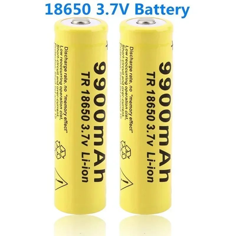 1-20pcs/Lot 18650 3.7V 9900mAh rechargeable liion battery for Led flashlight Torch