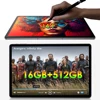 Ultra Large Screen 14.1 Inch Tablet Pc 16+512GB Phone Call tablet 12000mAh 5G WiFi GPS Pad Maxpad Laptop Google Play Android 14 1