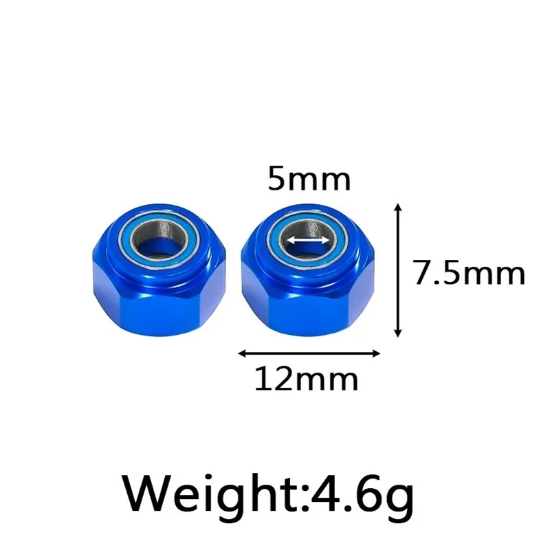 ラジコン用フロントホイールハブアダプター,タミヤdt03用,dt-03