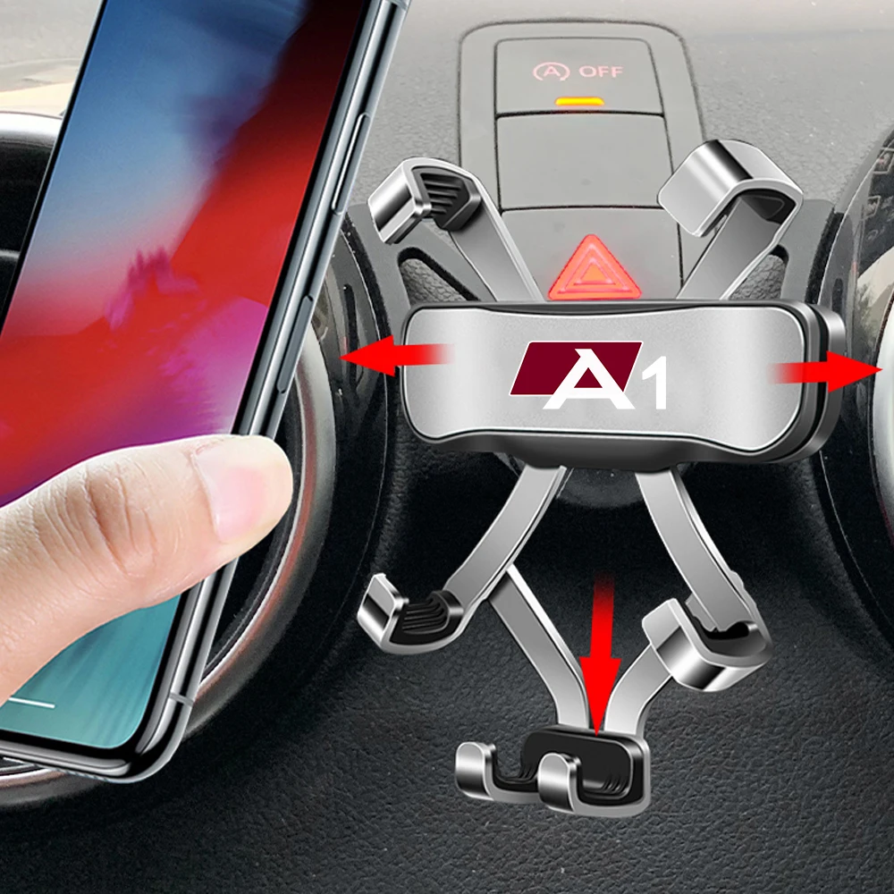Car Mobile Phone Holder Air Vent Mounts Stand GPS Gravity Navigation Bracket For Audi A1 Sportback 8XA 8XF 2011-phone holder mobile phone holder