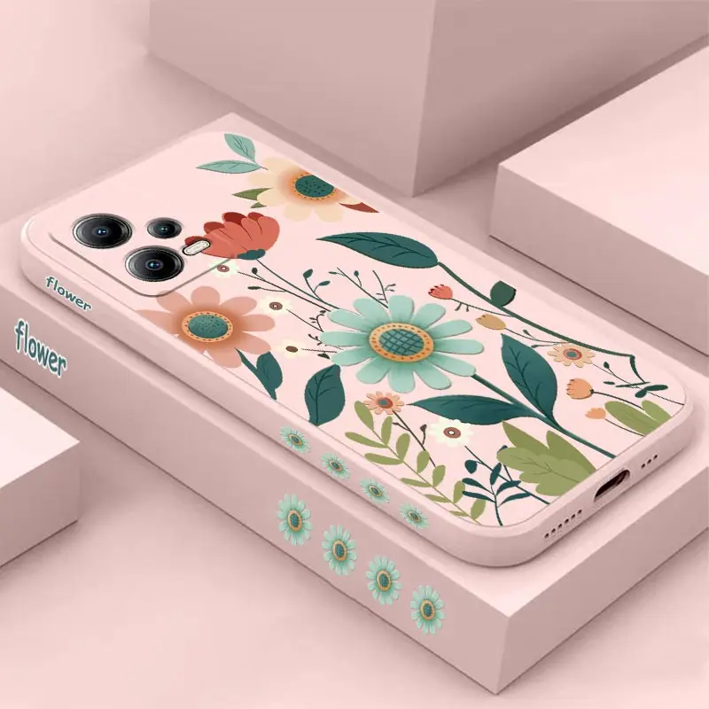 Gorgeous Flower Silicone Phone Case Cover