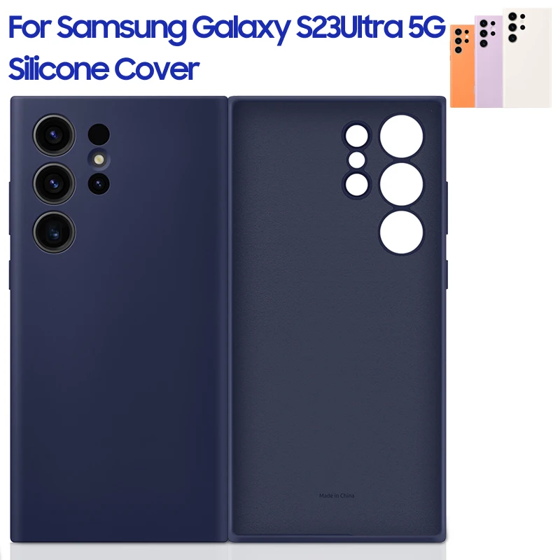 

Silicone Case Protection Cover For Samsung Galaxy S23Ultra S23 Ultra 5G Fashion Cases Mobile Phone Housings Silica Cover