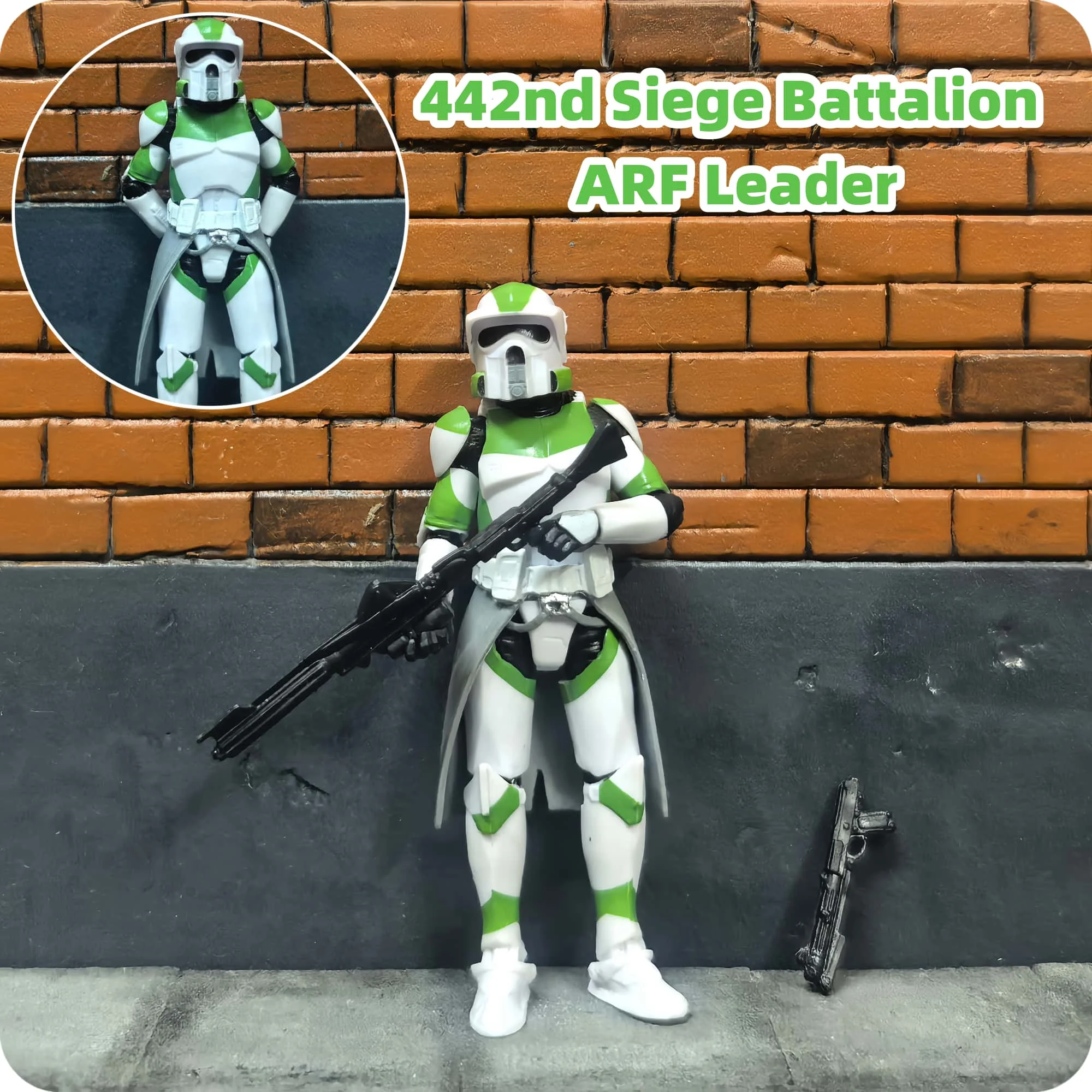 スターウォーズ 3.75インチ クローン・トルーパー 1/18 442nd Siege