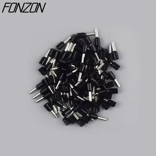 100PCS/pack insulated wire crimp terminals E0508 1008 1508 7508 2508 tubular pressure wire ferrule connectors pin-type connector - Image 7