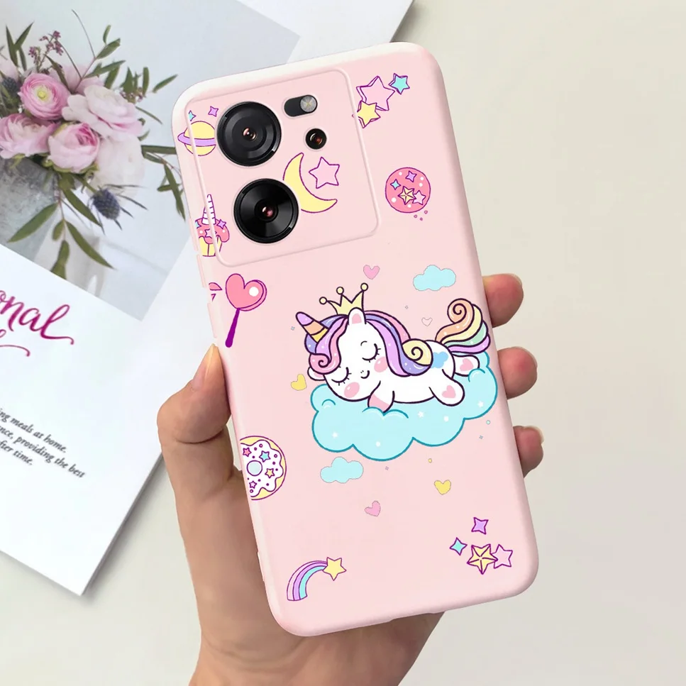 For Xiaomi 13T Case 13 T Pro 5G Candy Paint Soft Silicone Shockproof Phone Cases For Xiaomi 13T Mi13T Pro Bumper Cover Capa