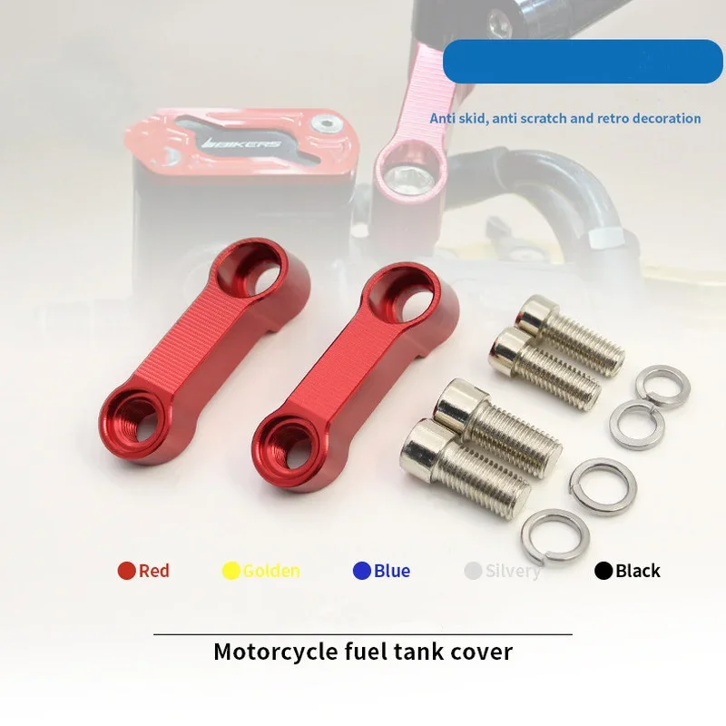 Motorcycle mirror motorcycle mirrors motorcycle mirror mount motorcycle mirror bracket 2PCS Universal motorcycle rearview mirrors extension riser extend adapter modified front transfer base widening bracket