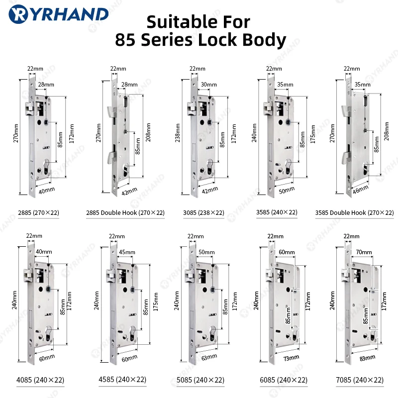 Serratura A Combinazione Meccanica - Senza Chiave, Impermeabile E Ignifuga, Per Porte Spesse 30-60mm - Foto 4