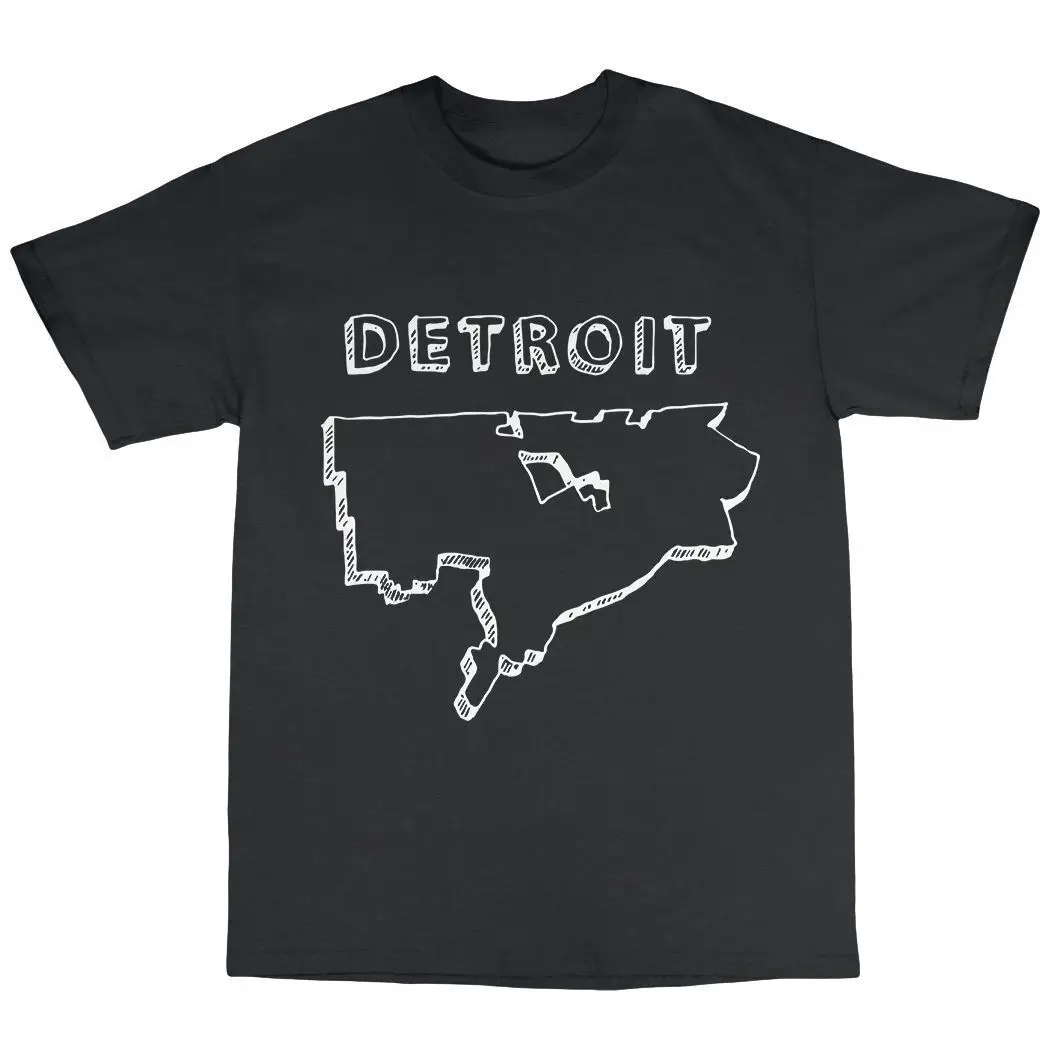 T-Shirt Detroit 100% Cotone Techno Resistenza Sotterranea Techno Milizia