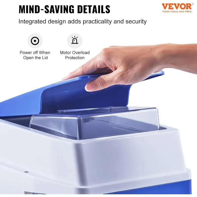 VEVOR Electric Ice Shaver with High Capacity Ice Box