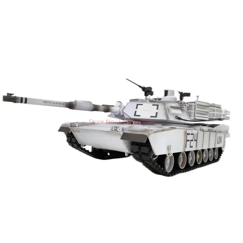 Henglong Remote Control Tank Us M1a2 Infrared Battle Tank Model Upgrade Strip Wave Box Rc Tank Kid Outdoor Toy Christmas Gitf 6