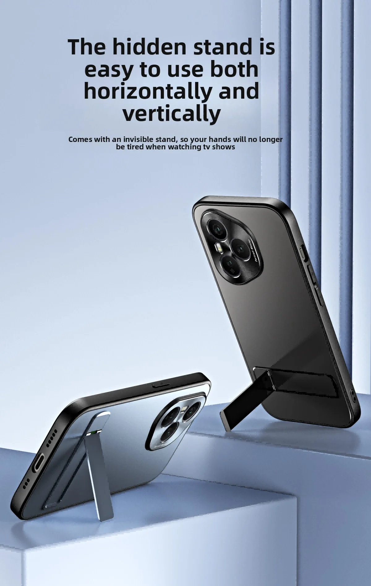 Huawei Honor 400 Pro Protective Matte Hard Case with Stand