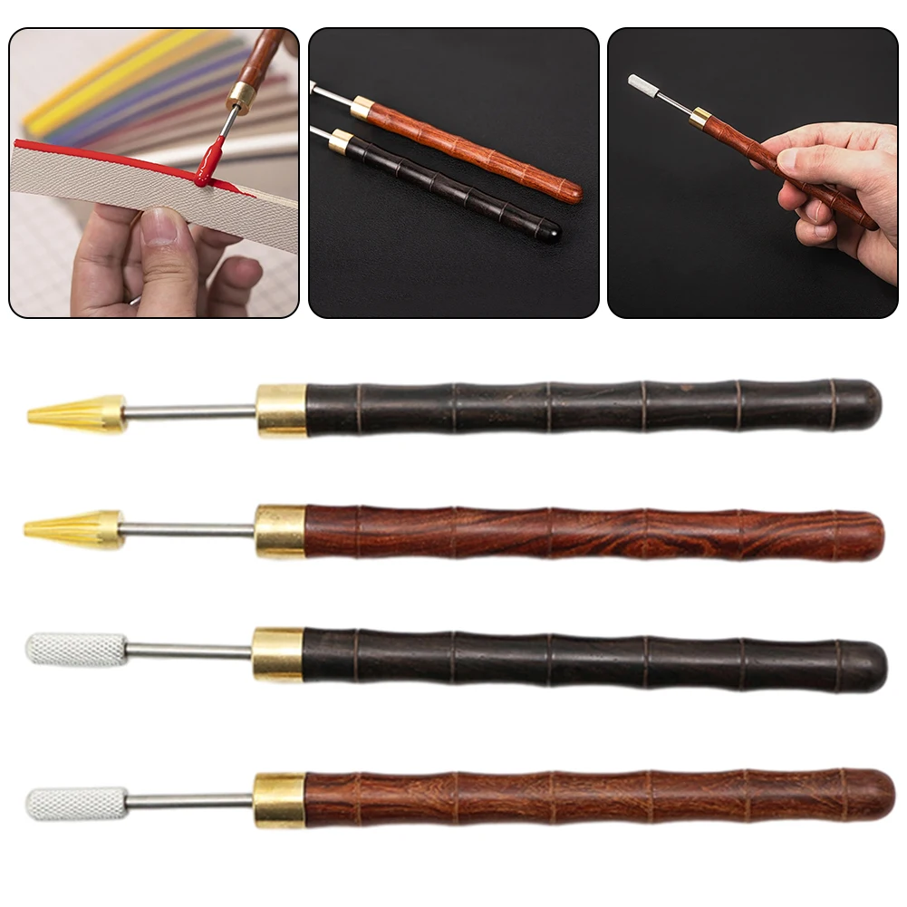 Leather Craft Tools Edge Paint Roller Applicator Edge Oil Finish Tool DIY Dye Painting Pen Accessories