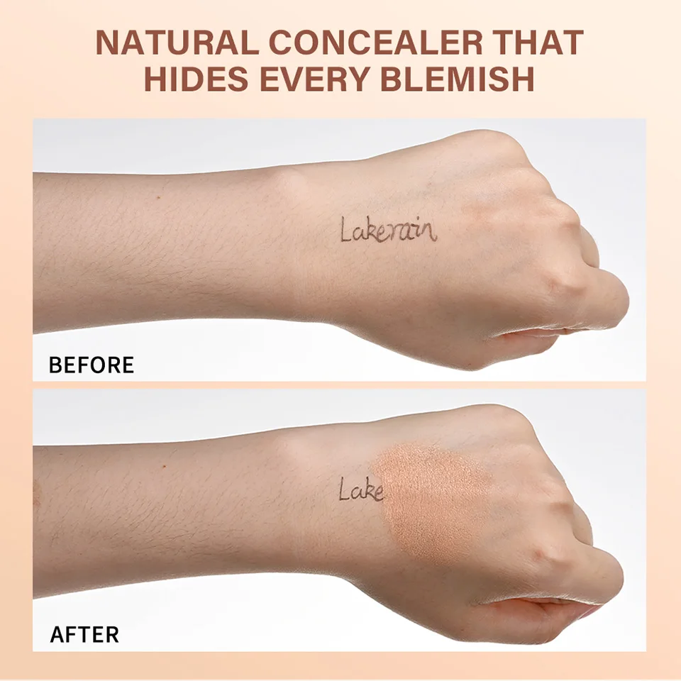 Description Picture 5 of item4Colors Eye Brightening Concealer&Contour Full Coverage Acne Spot Dark Circles Contour Concealer For Women Eye Makeup Products